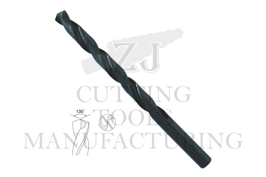 Fully Ground HSS Twist Drill Bits with Black Oxide Finish
